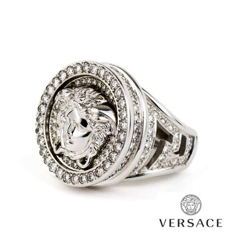 versace ring 18k rgp|versace rings for women.